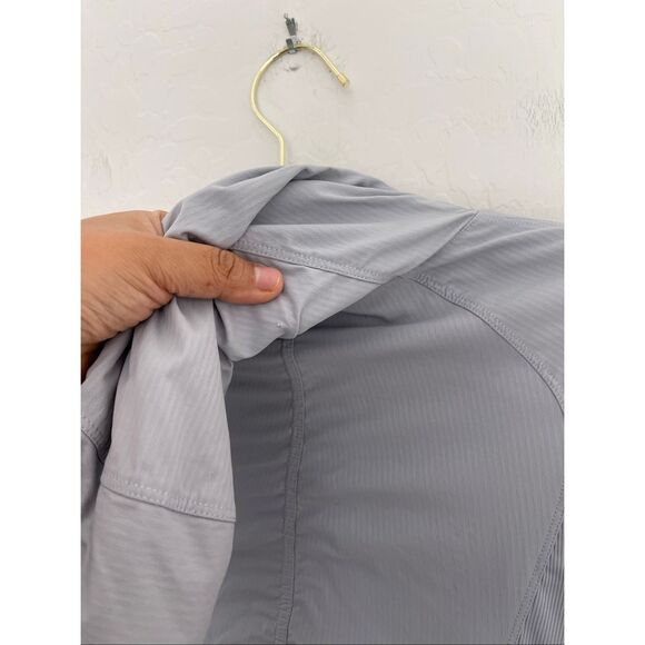 Lululemon In Flux Reversible Jacket In Silver Fox Size 6 - Picture 7 of 8
